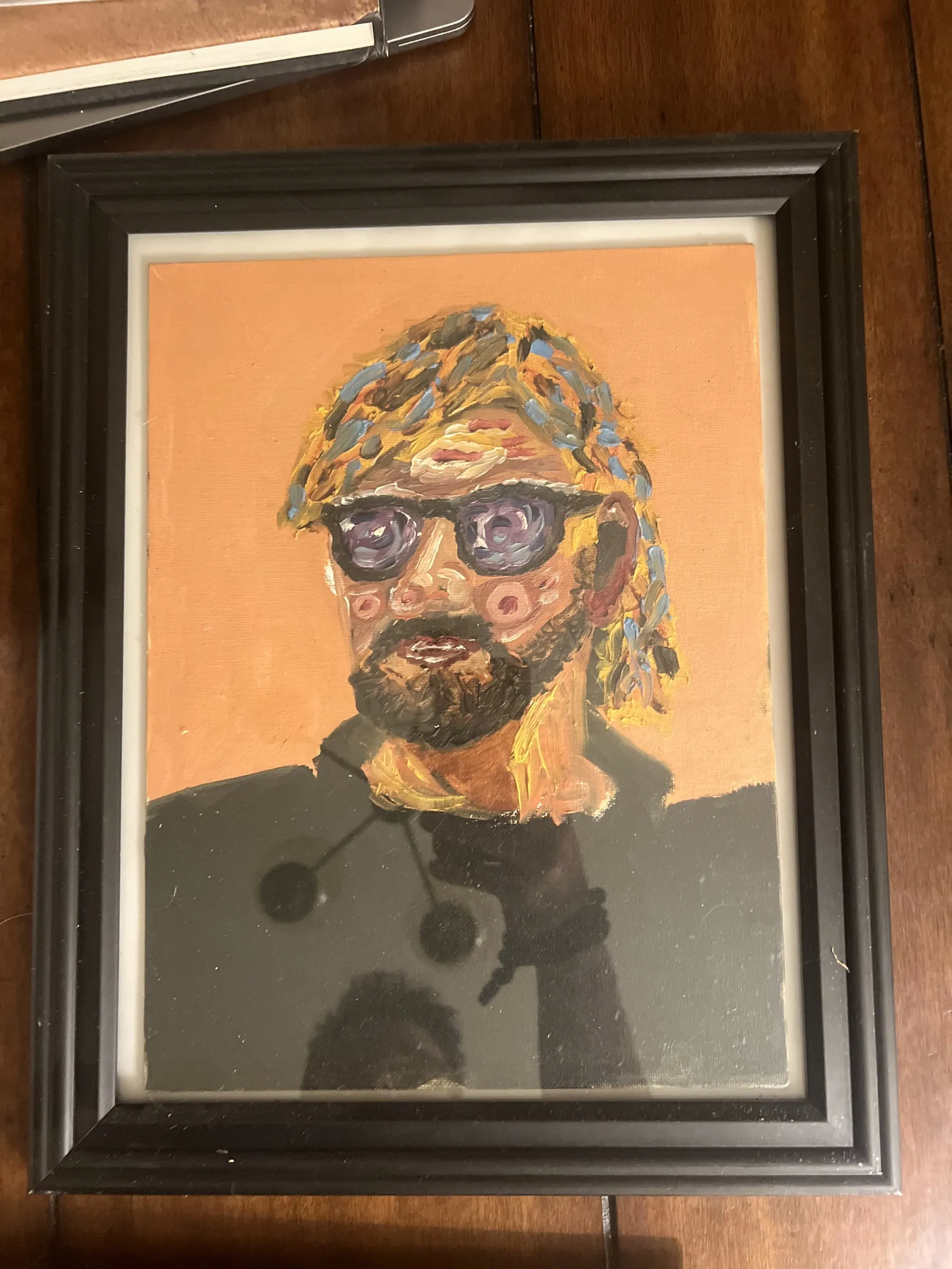 Painting of my friend — oil painting by Sebastián Vázquez-Carson