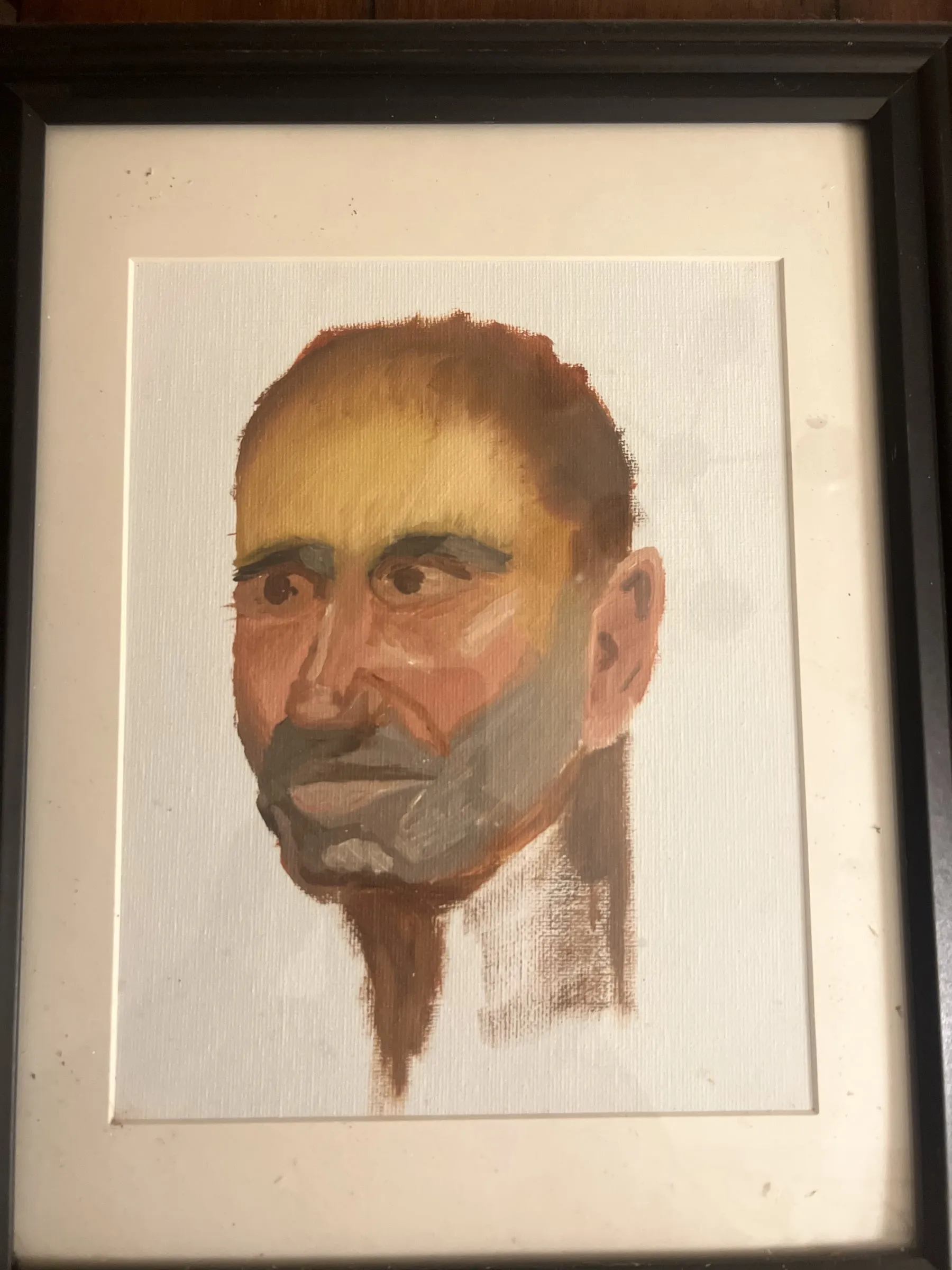 Painting of my uncle — oil painting by Sebastián Vázquez-Carson
